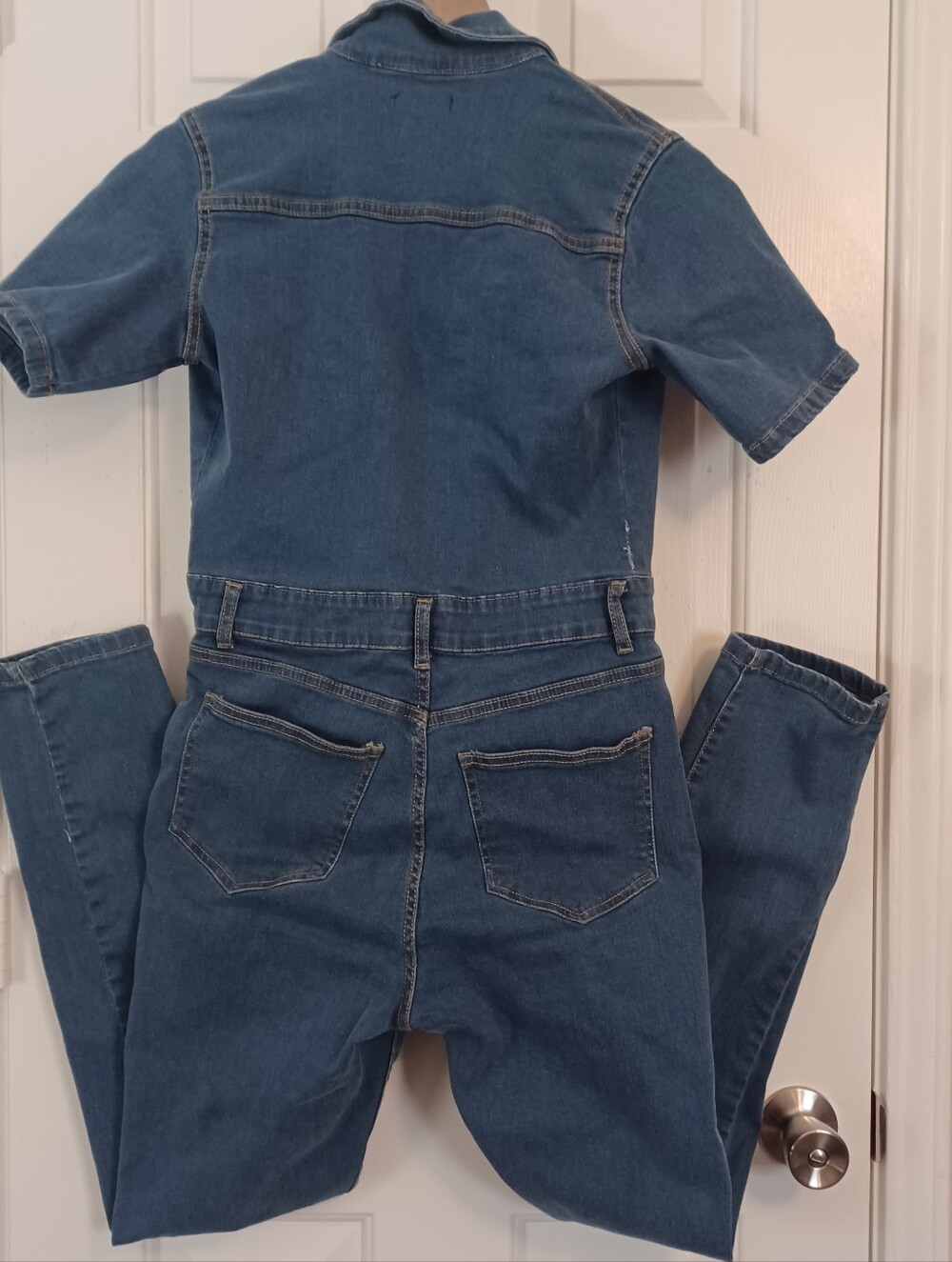 Nasty Gal Boiler Suit Romper Sz 4 - Picture 6 of 8